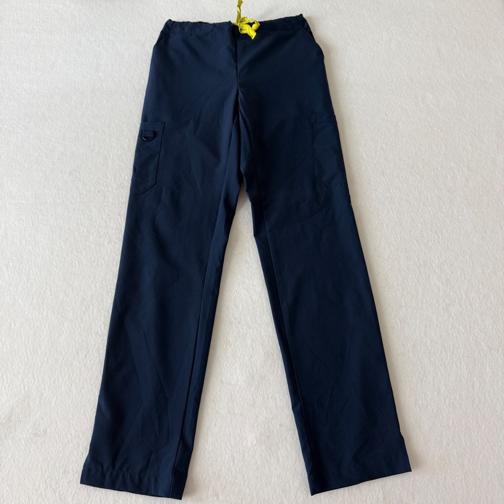 Revel Scrub Pants Women Small Navy Blue Premium Stretch Cargo Medical Workwear‎